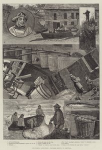 Onze visserij-industrieën, Pilchard Seining in Cornwall door Percy Robert Craft
